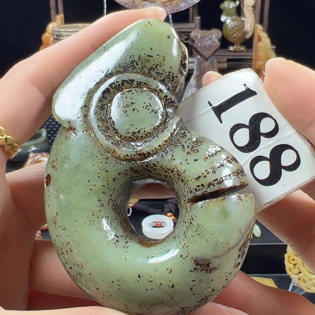 和田玉未镶嵌挂件