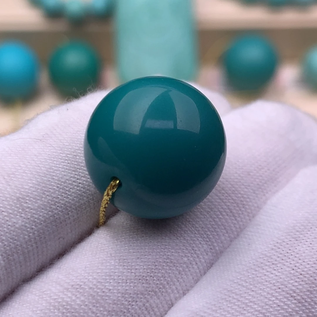 绿松石未镶嵌珠宝奇石16.5尺寸