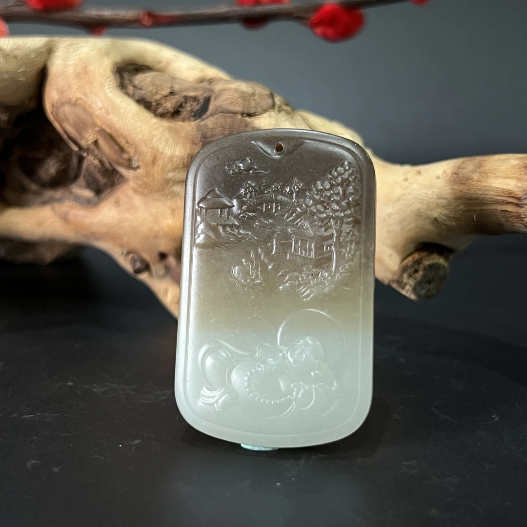 0701GC149和田玉挂件