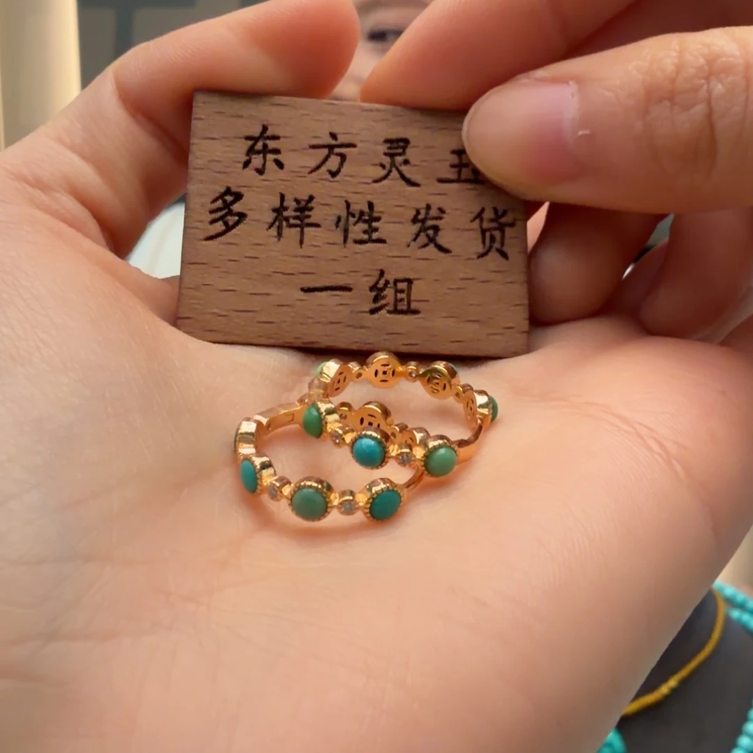 绿松石银S925镶嵌颈饰