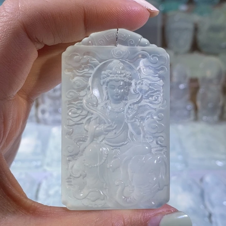 岫玉未镶嵌吊坠吊坠