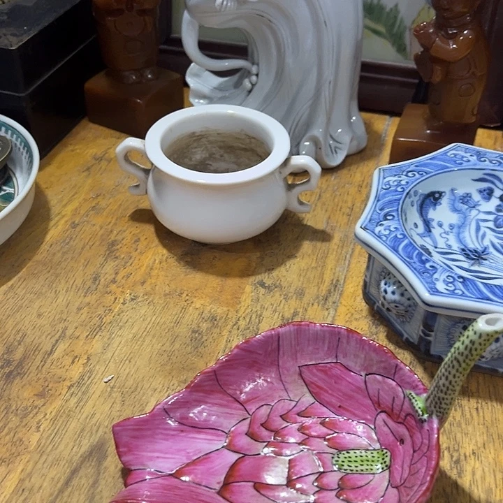 一***世其他粉彩秋收杯子一个