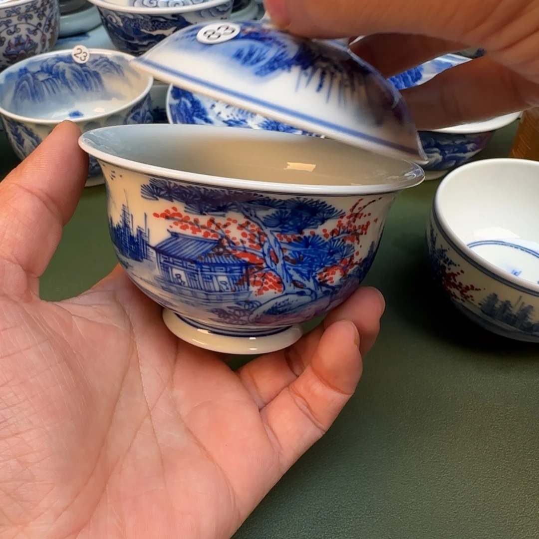 纯手工纯手绘茶具石头83