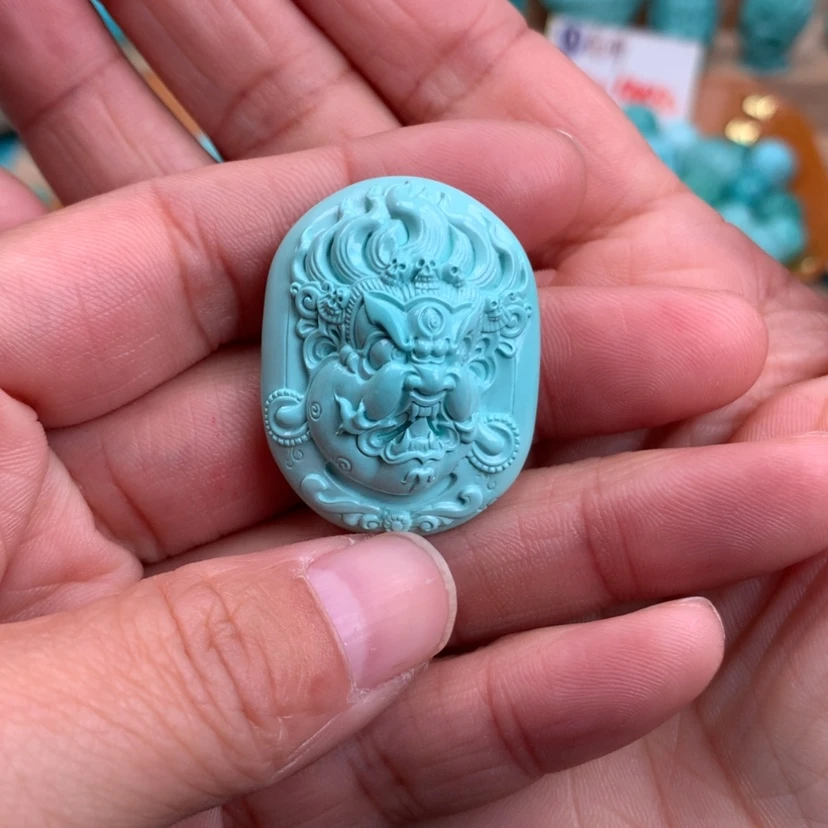 【闪购商品】绿松石黑天未镶嵌