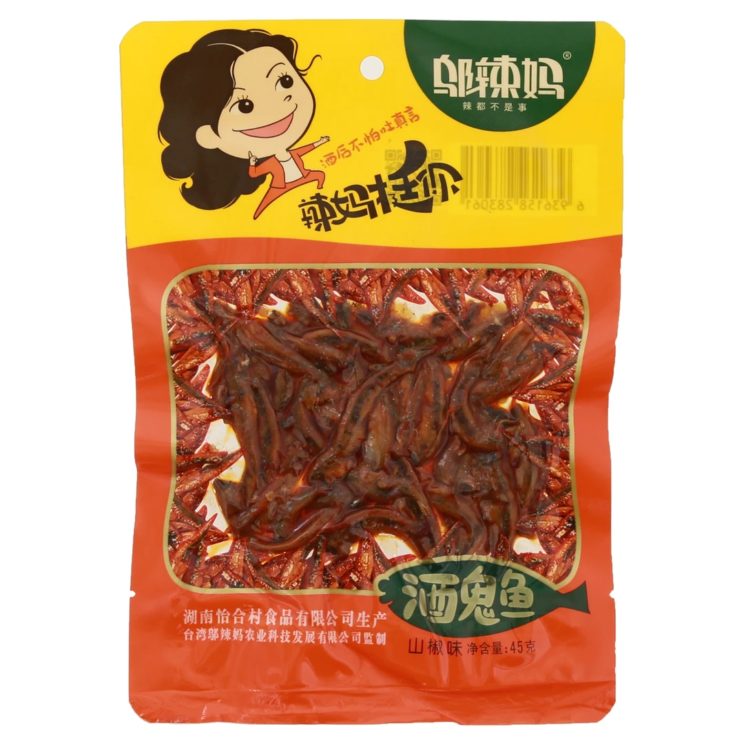 邬辣妈酒鬼鱼山椒味 45g