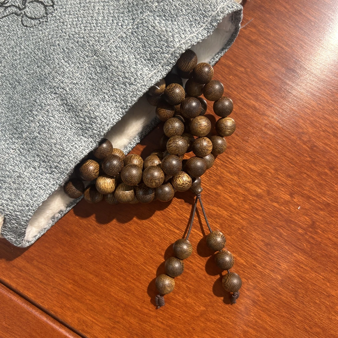 【香沁】芽白8mm*108颗沉木香作文创