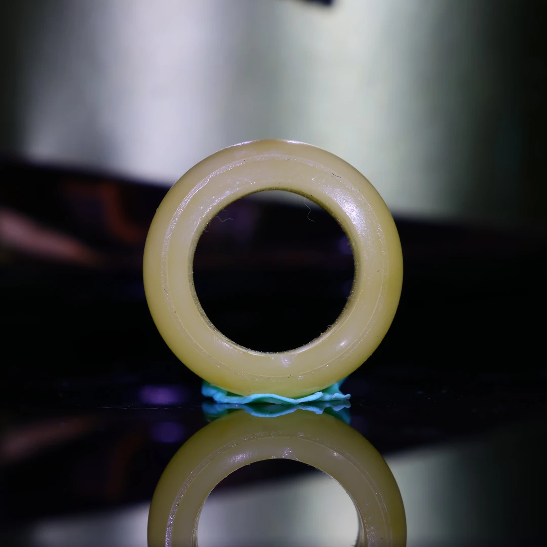 9m蜜蜡跑环跑圈原矿一物一图黄白花浓蜡侧挂跑环蜜蜡配饰A118