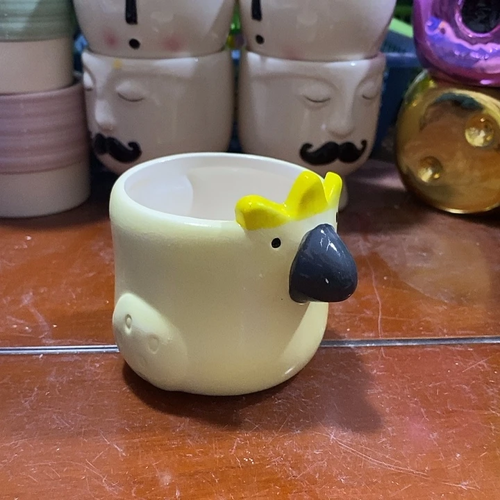 摆件多肉植物盆瑕疵有孔