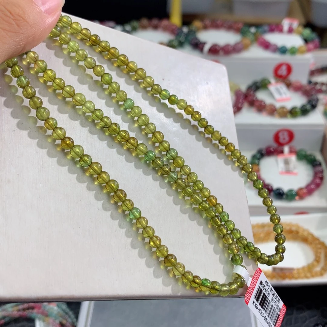 手链未镶嵌碧玺      4mm。