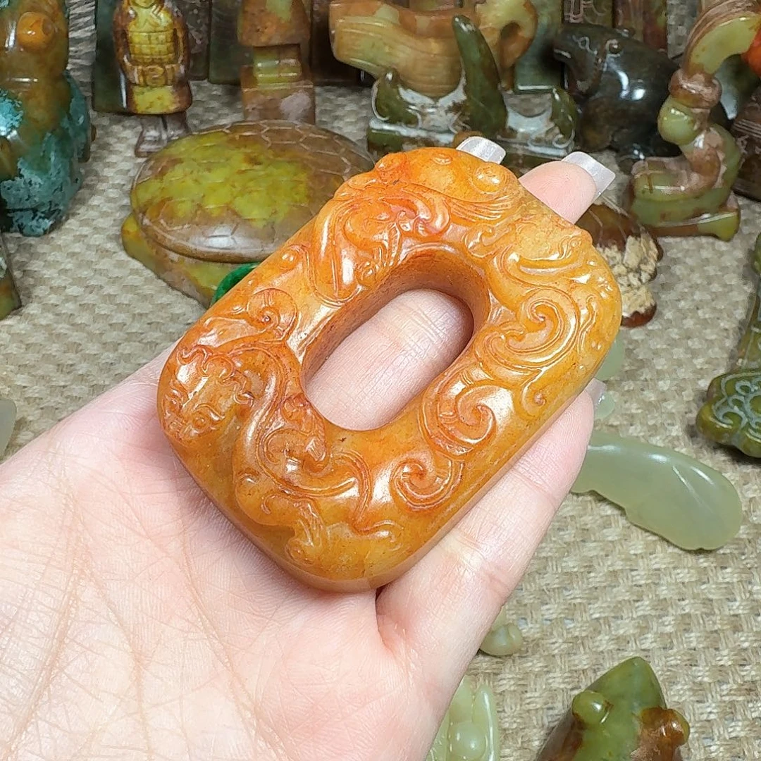 白玉菩提吊坠挂件