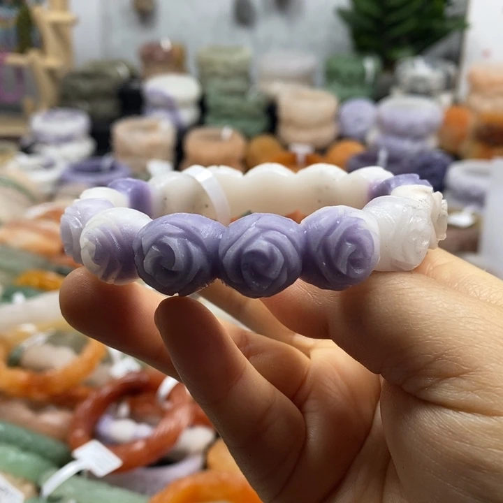 石英岩玉未镶嵌手镯