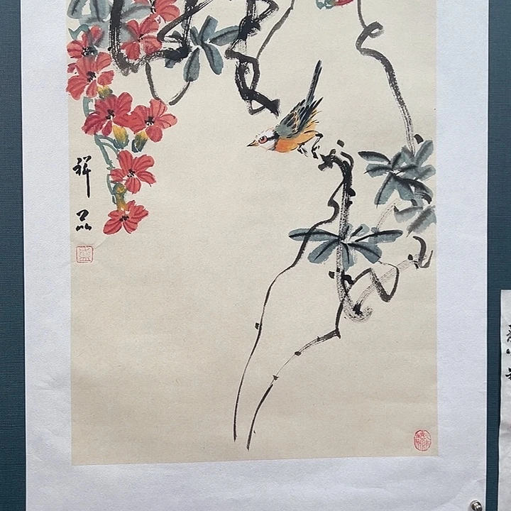 国画盛祥昆手绘作品