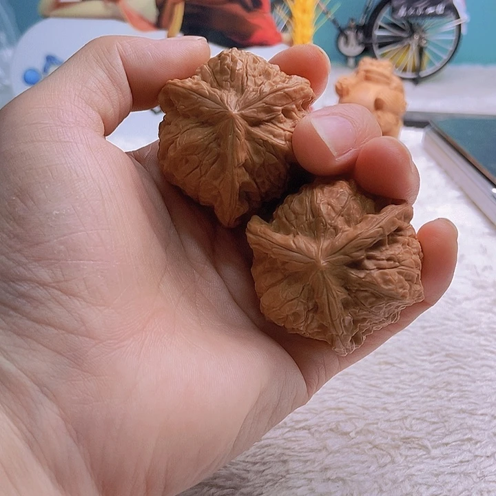 把件文玩核桃填**字三棱