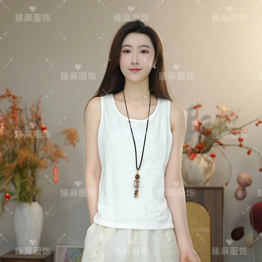 女装内搭纯色街头风背心慵懒风宽松吊带女士文艺休闲风9076-9086