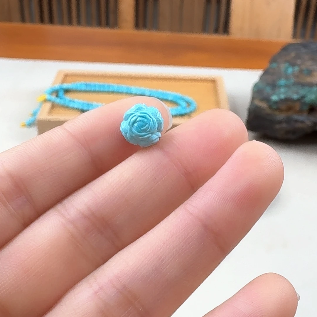 绿松石未镶嵌原矿绿松石配饰