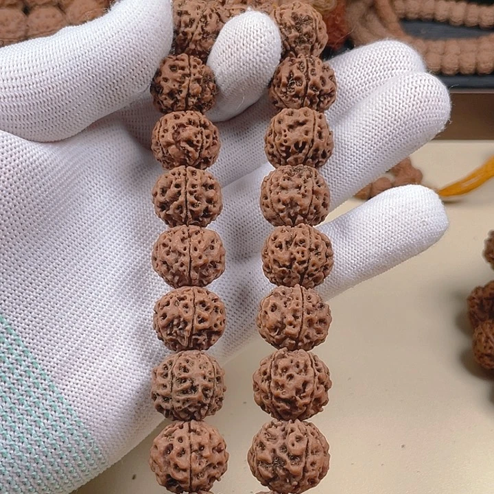 金刚菩提手串空*18蜂窝小金豆