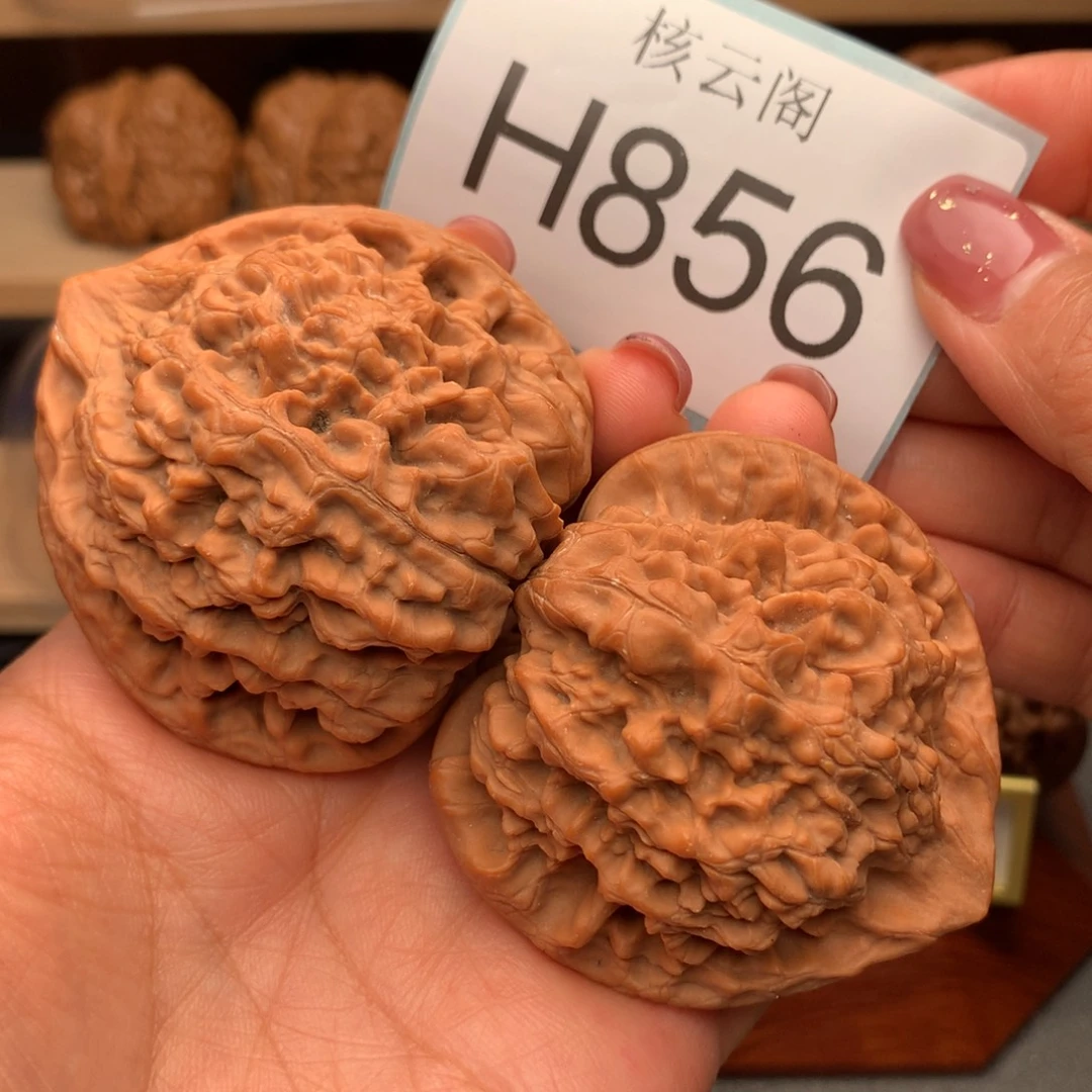 文玩核桃把件54官帽