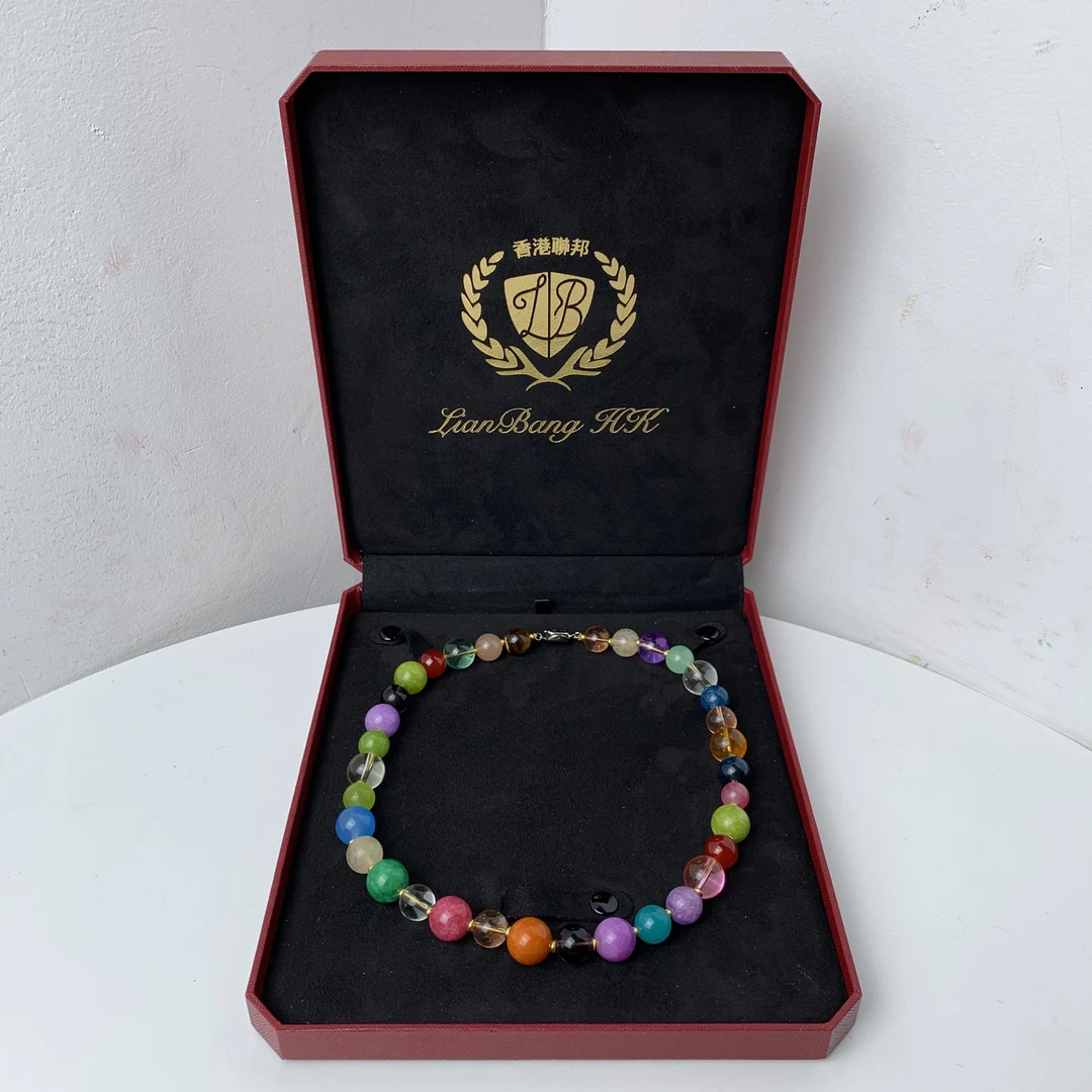 5185【项链】多色绿 气质优雅女士项链XL