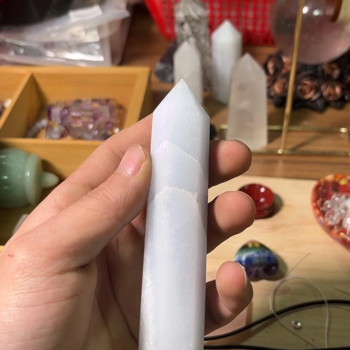 水晶B74未镶嵌u*天青瑕