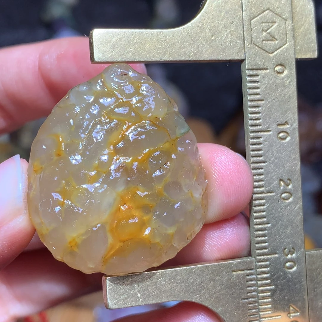 未镶嵌玛瑙/玉髓珠宝半成品