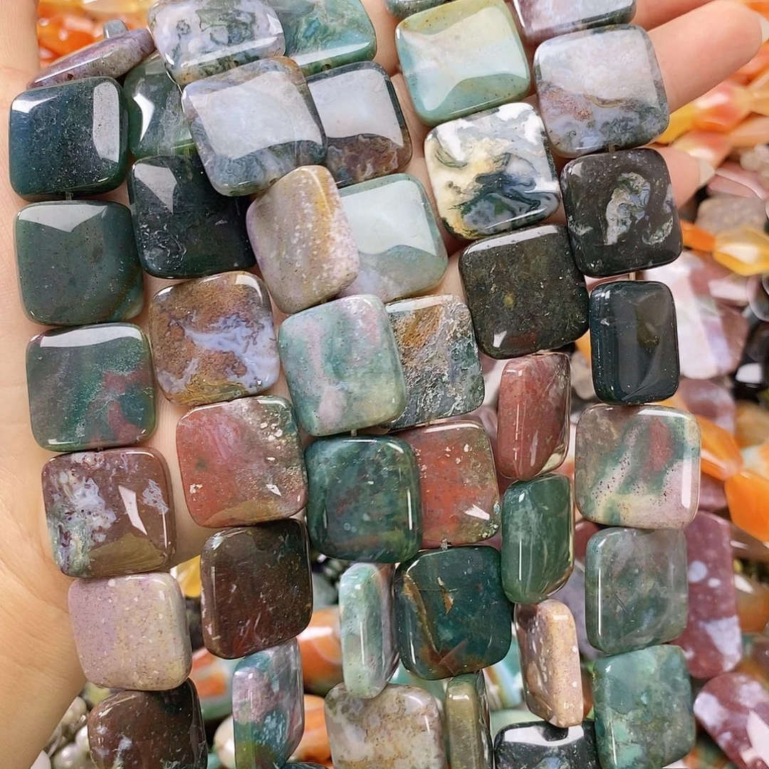 玛瑙/玉髓未镶嵌珠宝半成品印度玛瑙一条