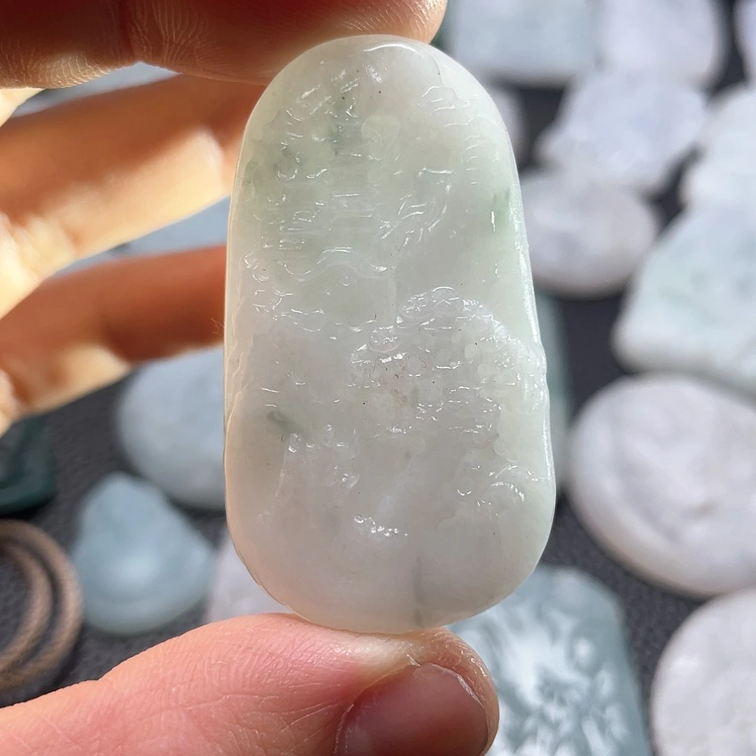 颈饰未镶嵌翡翠翡翠