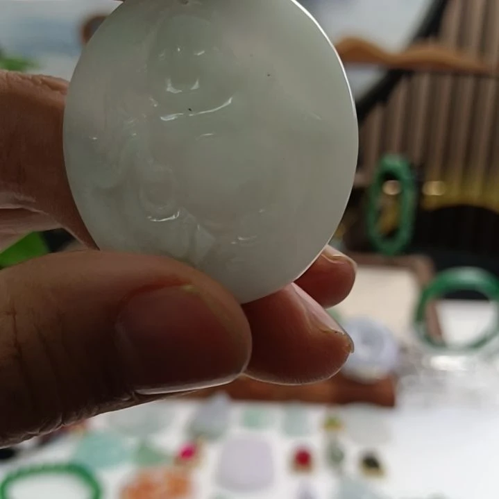 翡翠未镶嵌颈饰翡翠翡翠