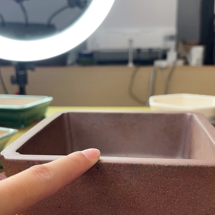 紫砂花盆微瑕紫砂花盆