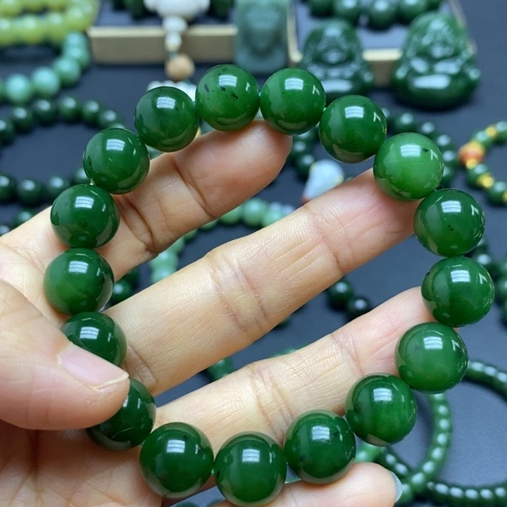 和田玉（碧玉）手串未镶嵌