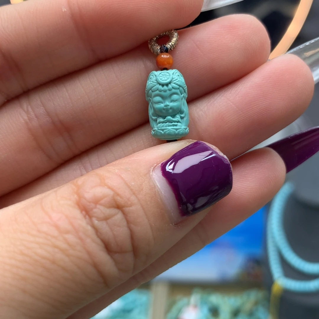 绿松石挂件未镶嵌