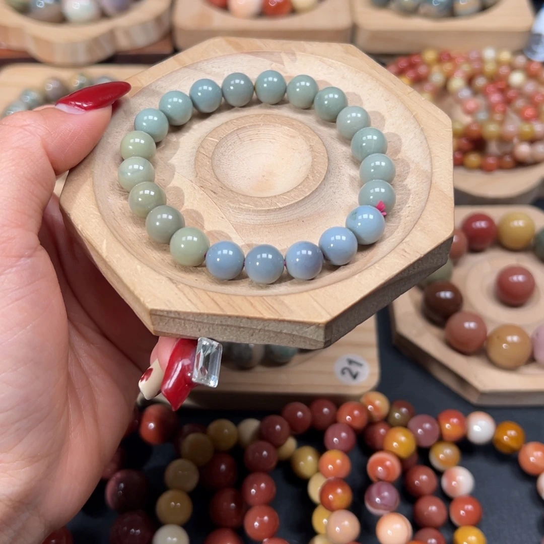 锅***饼石英质玉未镶嵌手链132