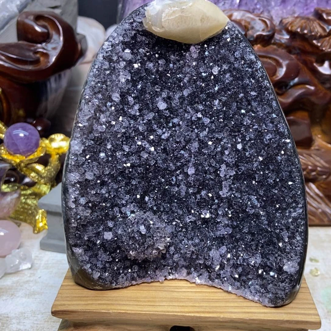 未镶嵌大型摆件（非配饰）紫晶