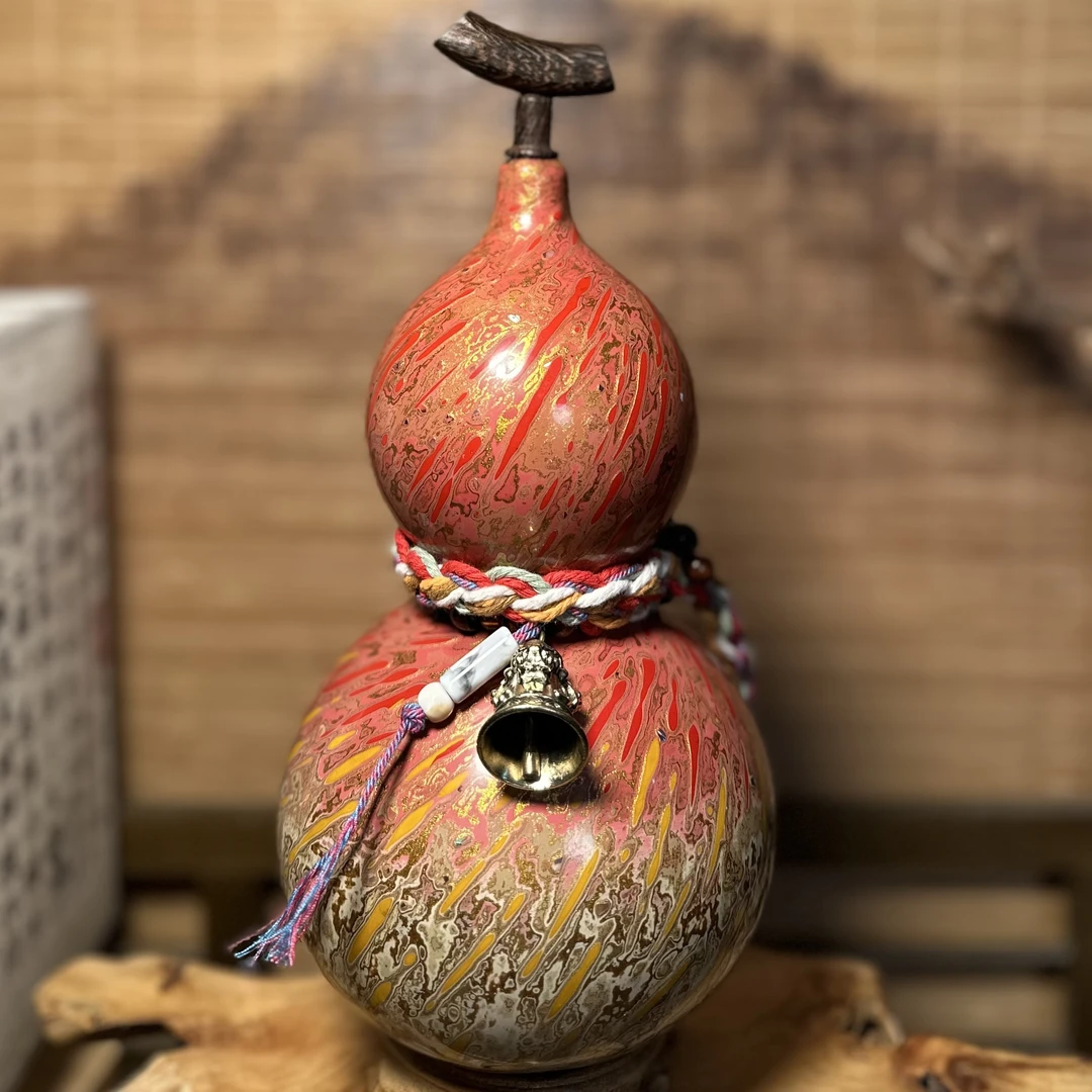 【琉璃01】正宗大漆酒葫芦仿古珍藏温婉福禄摆件手工