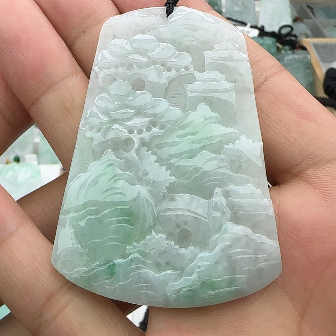 翡翠未镶嵌颈饰翡翠