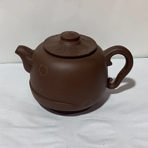 钡***生紫砂茶壶宜兴紫砂早期小品紫泥