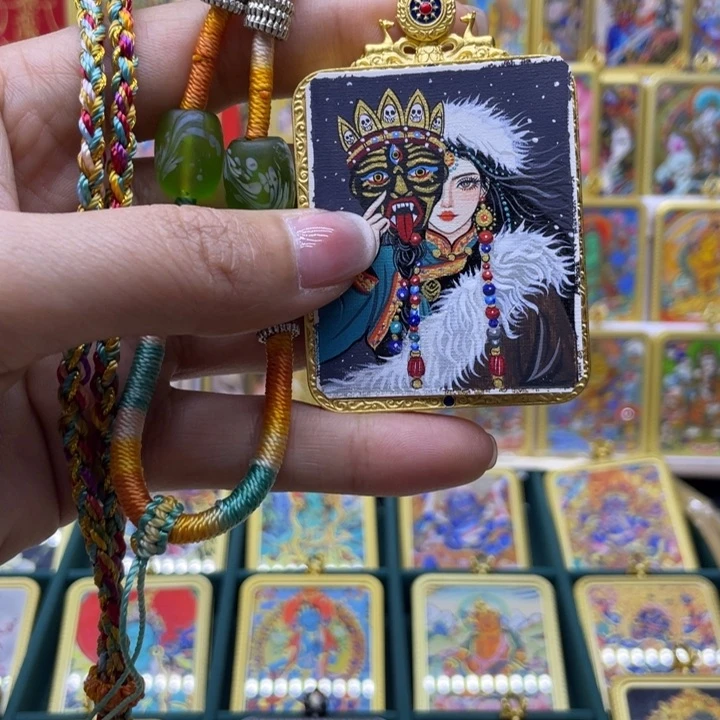 吊坠v****n吊坠项链唐卡吊坠