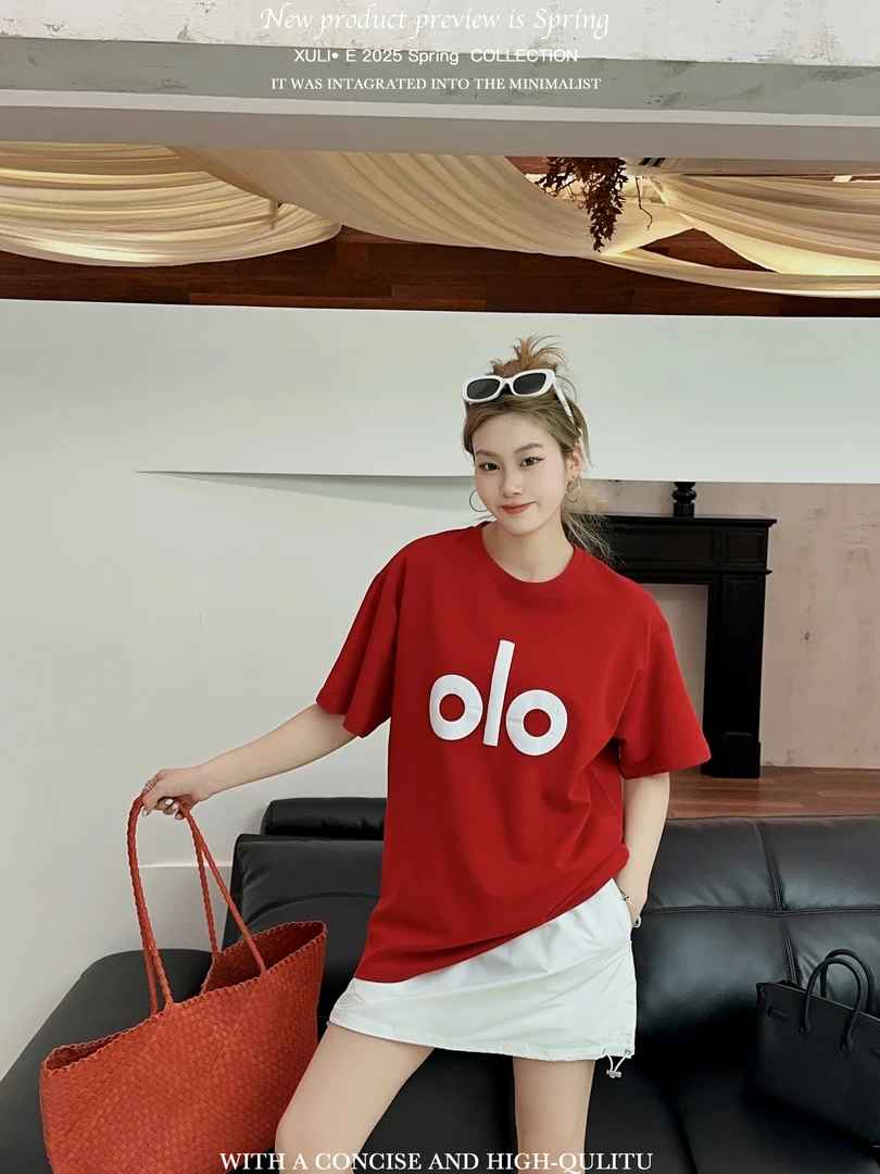 XULI'S EPOCH瞪眼OLO字母半袖T恤·25春夏·421-2175