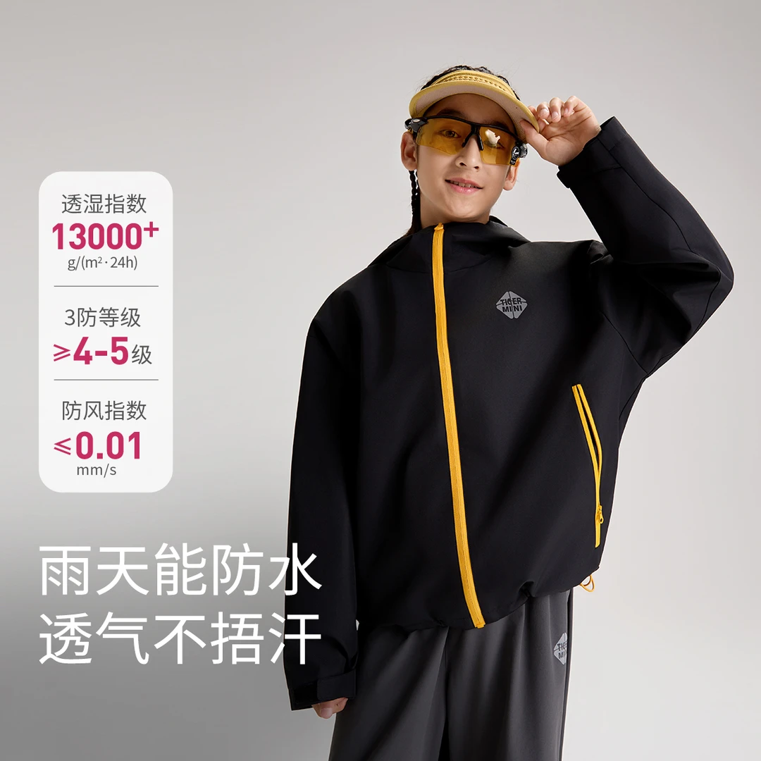 【强防水软壳衣】秋季新款儿童三防软壳冲锋户外服透湿软壳外套衣