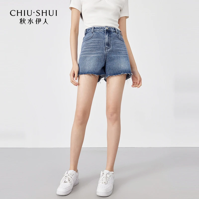 【品牌折扣】秋水伊人显瘦a字夏季牛仔裤623203D170148