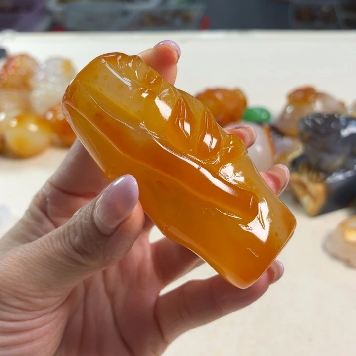 玛瑙/玉髓未镶嵌吊坠(不含链)