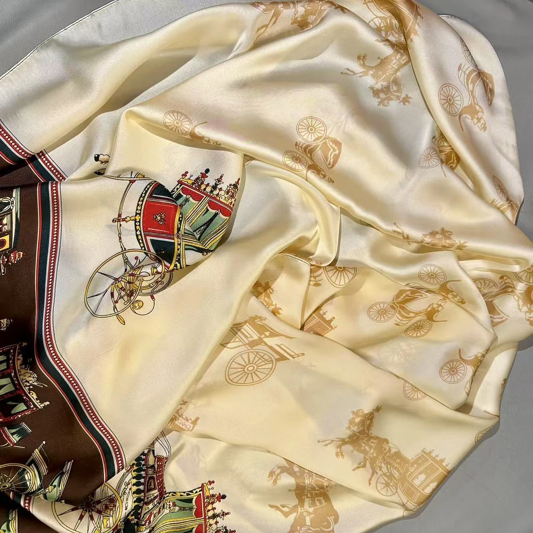 丝巾围巾女士披肩新款素雅百搭防晒优雅气质180×90    5022