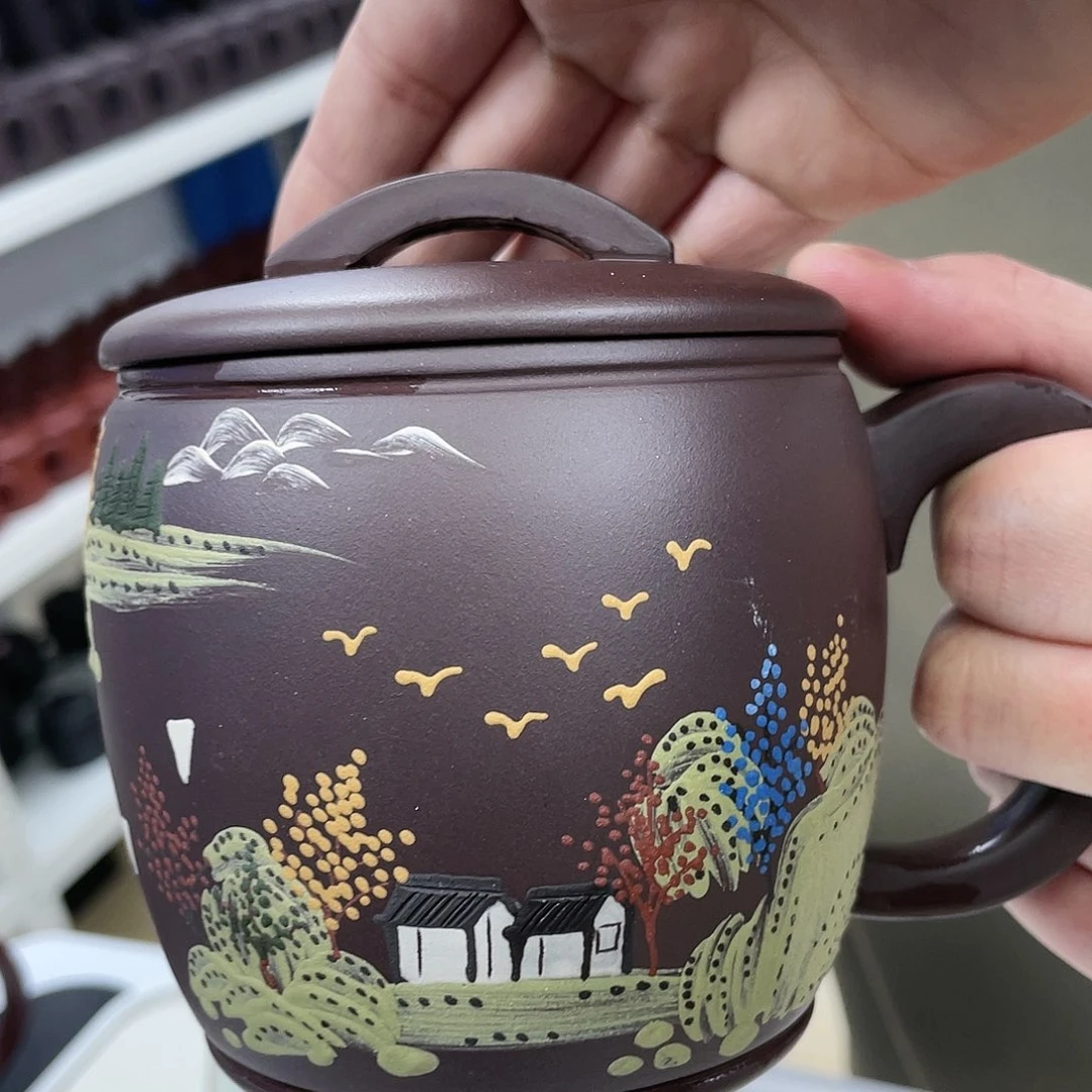 紫砂茶杯原矿紫砂