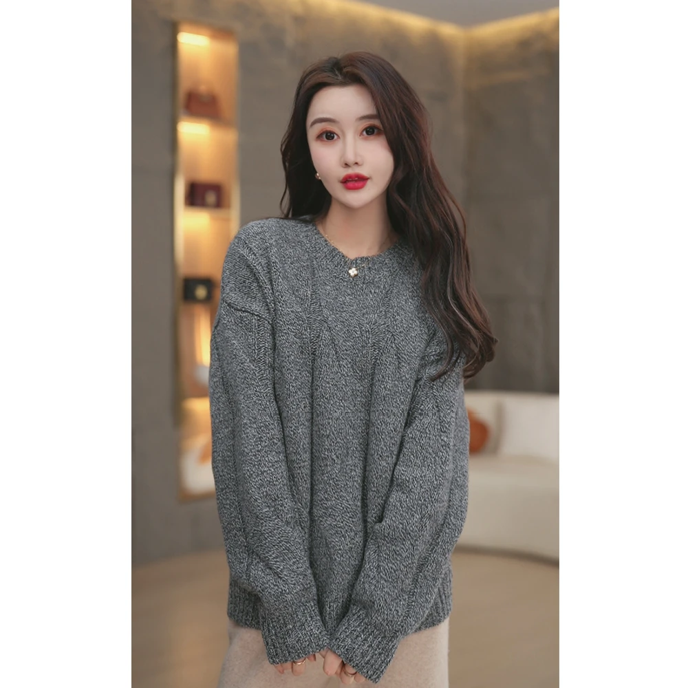 ZHANGLIXI（一帘幽梦 ）羊毛衫上衣百搭女士休闲秋冬YM-QHCR-AB01