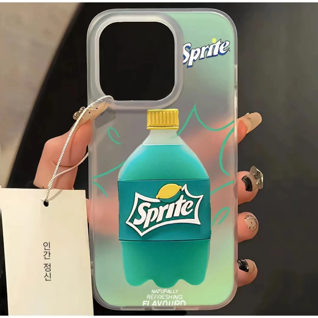 夏日雪碧适用苹果13手机壳iphone16promax/15/14防摔软12/11女xr