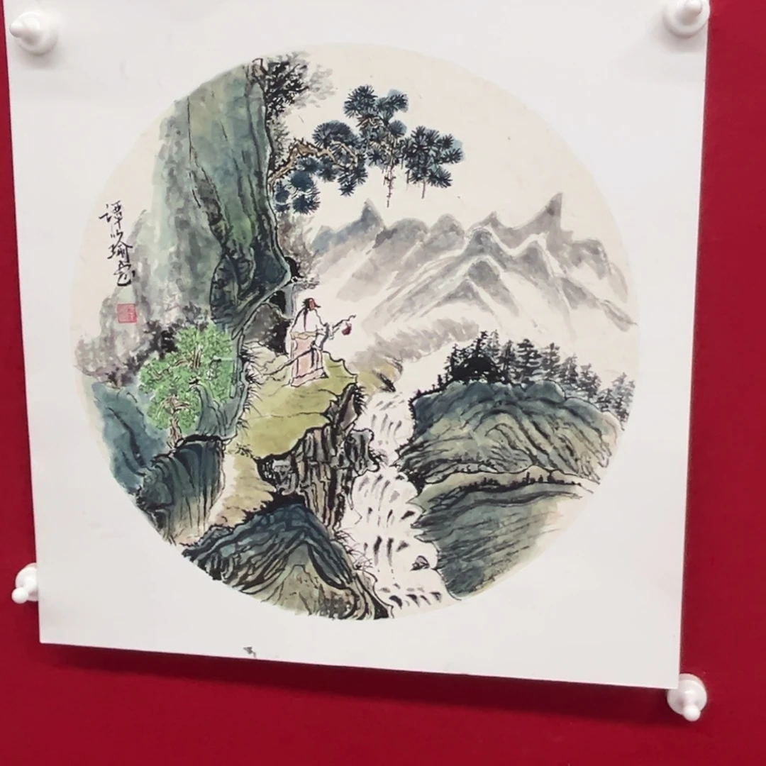 平***国画绘画作品多次参加全国