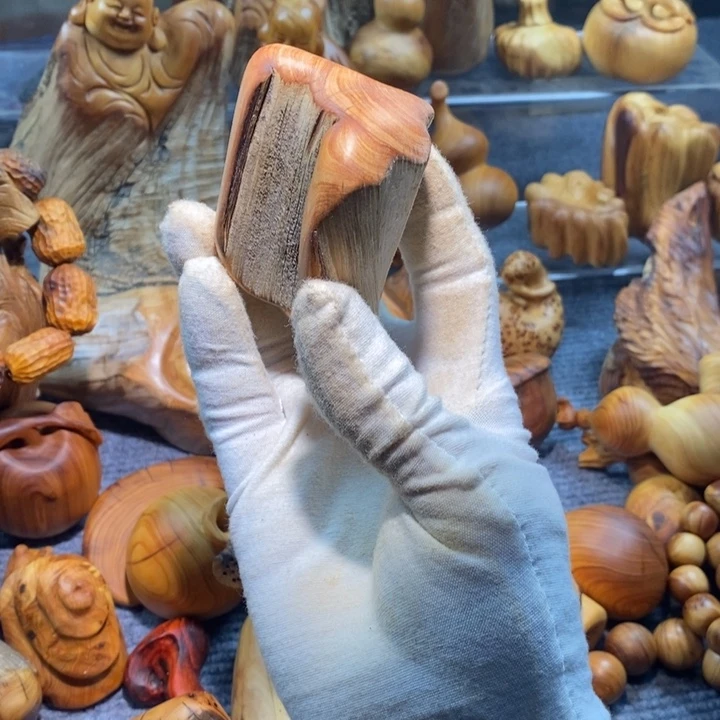 柏木（崖柏）口*糖陈化老料把件手串