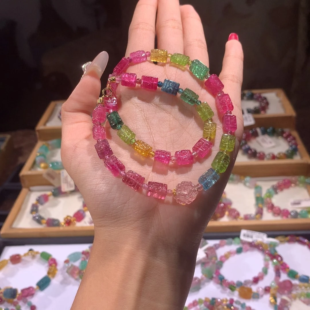 未镶嵌多样性发货其一碧玺