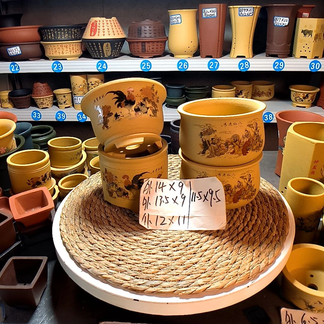 宜兴紫砂紫砂花盆花盆