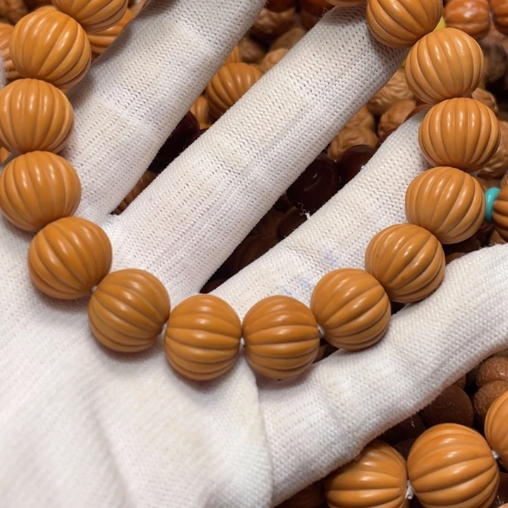 猴头核桃手串@*j瓜珠泛油