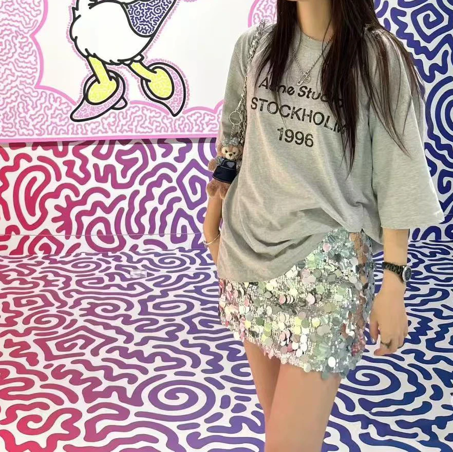 五一不打烊脏脏粉很挑人购买需谨慎做旧复古短袖男女同款